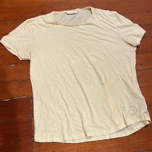 Yellow orlebar brown shirt